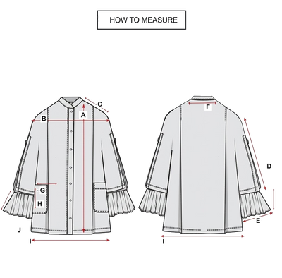 Cape Jacket size guide