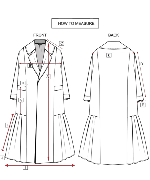 Waterfall Duster Coat — Limited size guide